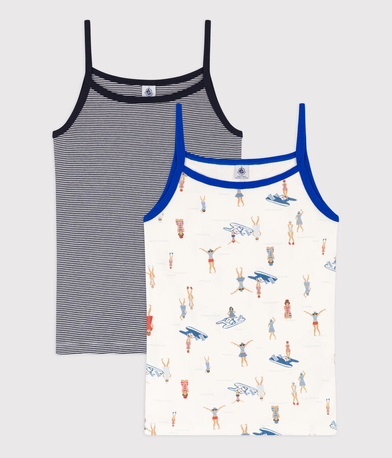 Women's Cotton Strappy Shirt multicolor