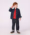 Children's plain denim shirt blue