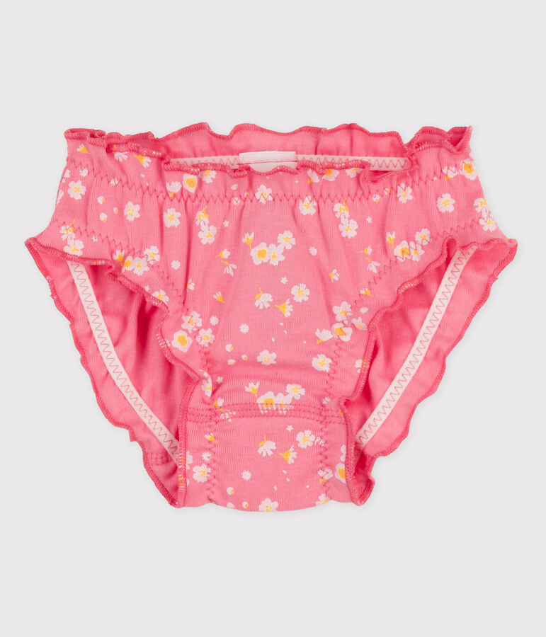 Girls' Cotton Briefs pink/multicolor