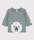 Babies' Bear Wool/Cotton Knit Cardigan