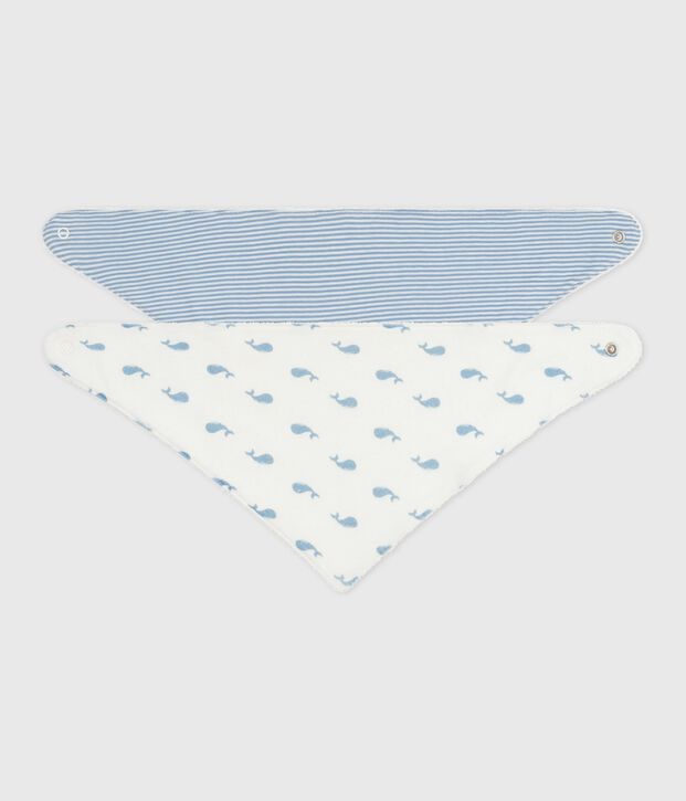 Pack of babies' printed cotton bandanas multicolor