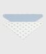 Pack of babies' printed cotton bandanas