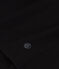 Women's The Straight long-sleeved V-necked fine jersey T-shirt NOIR black
