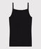 Women's Iconic Organic Cotton Strappy Top NOIR black