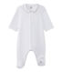 Baby's velour unisex sleepsuit