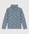 Girls' Floral Print Cotton Polo Neck ROVER /MULTICO