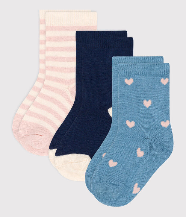 Babies' Floral Socks - 3-Pack multicolor