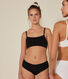 Women's Plain Cotton and Elastane Bra