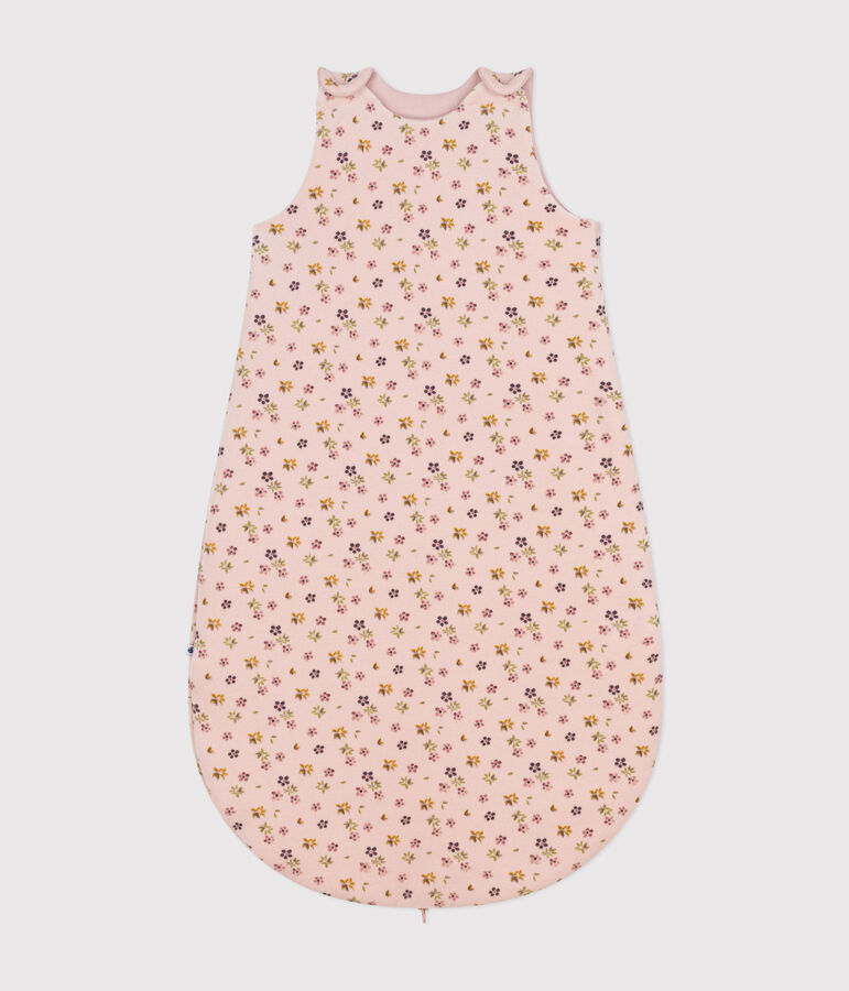 Babies' TOG 3 velour sleeping bag pink/multicolor