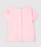 Baby Girls' Short-Sleeved Poplin Blouse MINOIS pink/MARSHMALLOW white