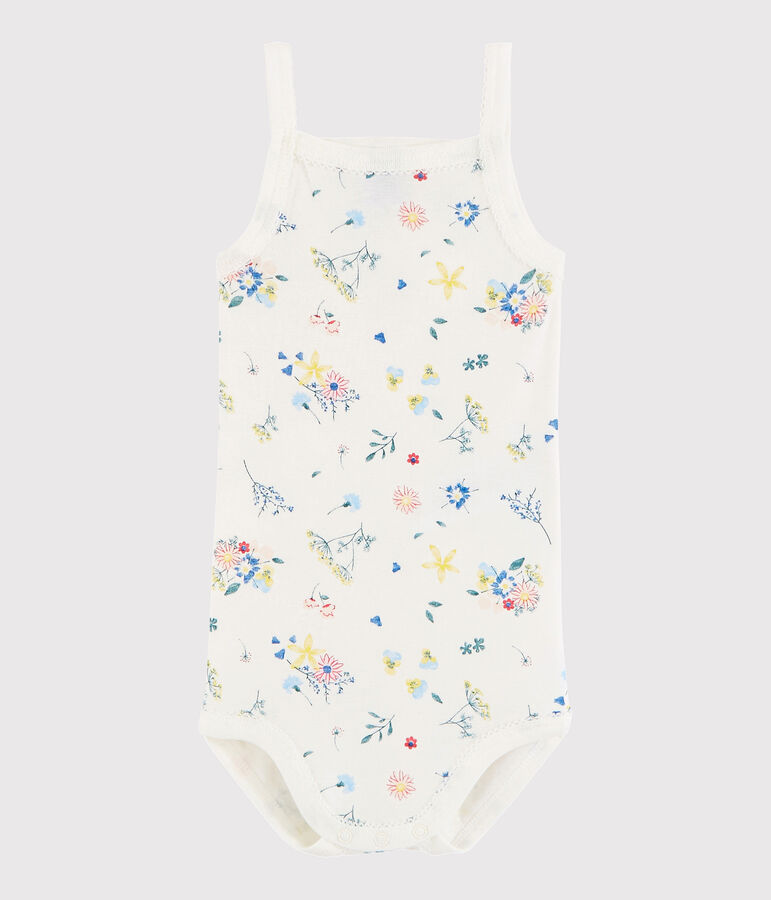 Baby Girls' Strappy Bodysuit white/multicolor