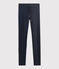 Girls' Jersey Leggings SMOKING blue/OR yellow