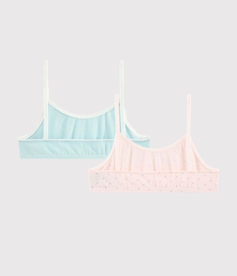 Girls' Glittery Bralettes - 2-Piece Set multicolor