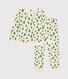 Children's tree print brushed terry towelling pyjamas