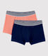 Boys' Cotton and Elastane Boxer Shorts - 2-Pack