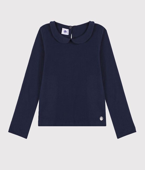 Girls' Long-sleeved Cotton T-Shirt SMOKING