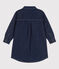 Girls' Long-Sleeved Denim Dress DENIM blue