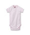 Unisex newborn baby milleraies bodysuit VIENNE pink/ECUME white