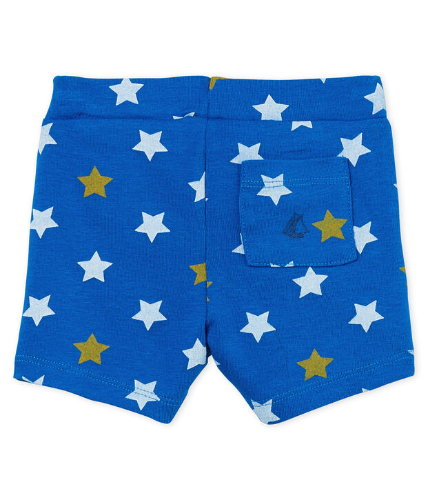 Baby boys' printed shorts blue/multicolor