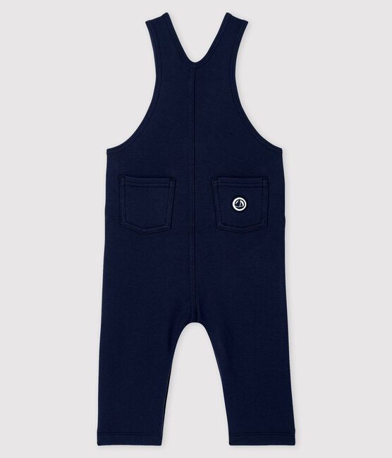 Baby Boys' Long Fleece Dungarees SMOKING blue