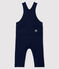 Baby Boys' Long Fleece Dungarees SMOKING blue