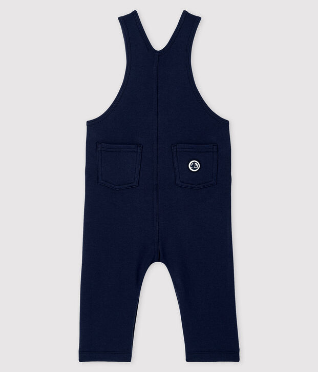 Baby Boys' Long Fleece Dungarees SMOKING