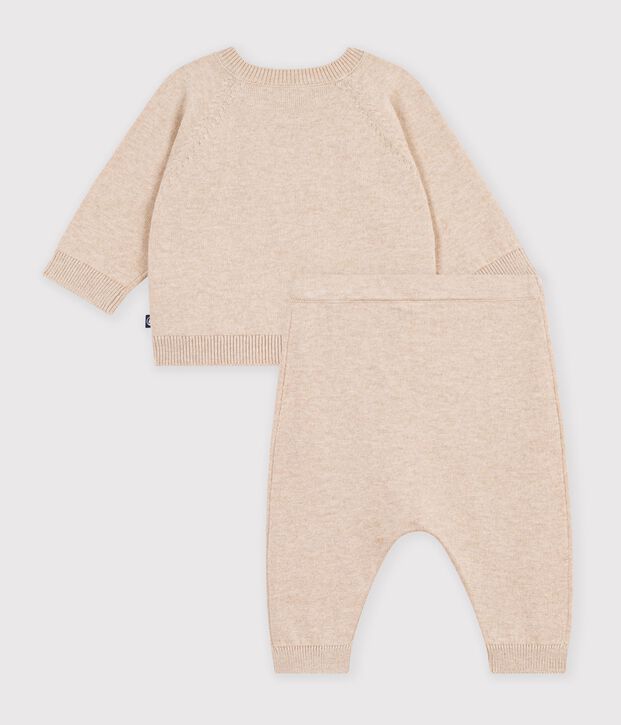 Patterned knitted set for babies PAIN