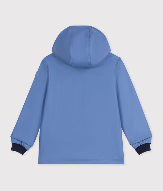 Children's plain iconic raincoat blue