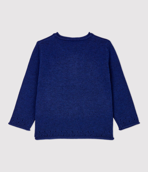 Babies' Knitted Cardigan blue
