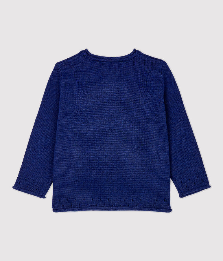 Babies' Knitted Cardigan blue