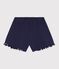 Children's plain cotton shorts blue