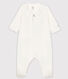Babies' Zip-Up Velour Sleepsuit