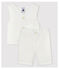 Baby Boys' Stripy Poplin Clothing - 2-Pack MARSHMALLOW white/MULTICO white