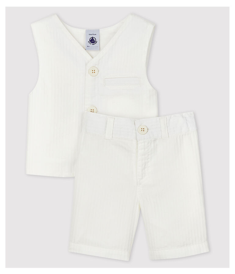 Baby Boys' Stripy Poplin Clothing - 2-Pack white/multicolor