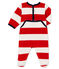 Baby boy's sleepsuit TERKUIT red/MARSHMALLOW white