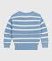 Children's knitted jumper FLO blue/MILK
