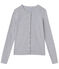 Women's long-sleeved V-neck striped tee Fumee Chine grey