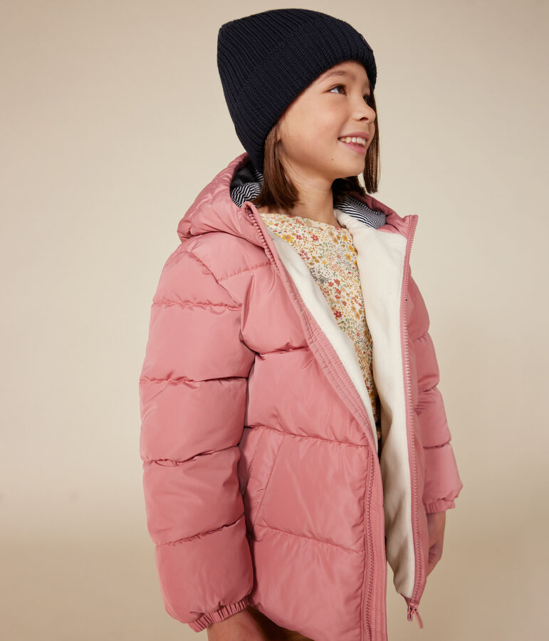 Children's unisex puffer jacket ROSEWOOD pink