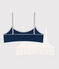 Children's heart pattern cotton and elastane bra tops variante 1