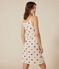 Women's Heart Pattern Babydoll Nightdress AVALANCHE white/MULTICO