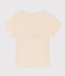 Girls' Printed Cotton T-Shirt AVALANCHE white/MULTICO