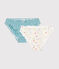 Women's ruffled cotton briefs - 2-pack variante 1