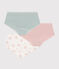 Children's cotton floral-patterned shorties - 3-pack variante 1