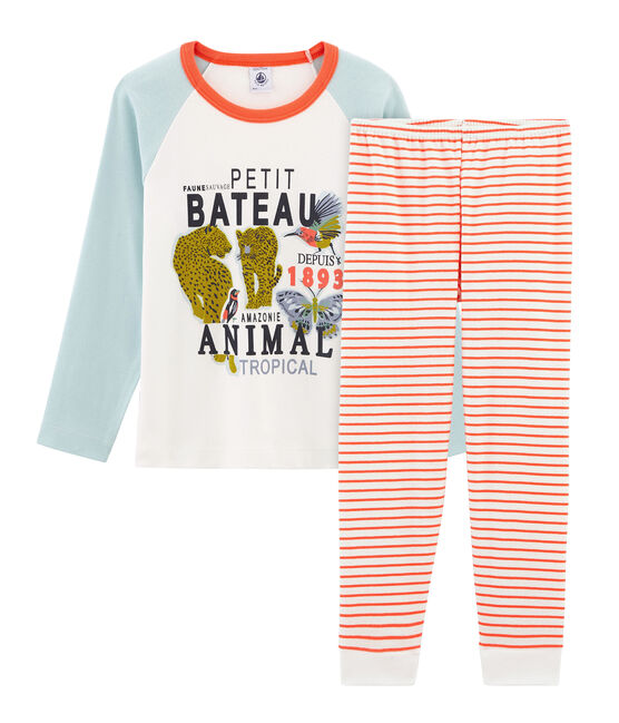 Boys' Pyjamas MARSHMALLOW white/MULTICO white