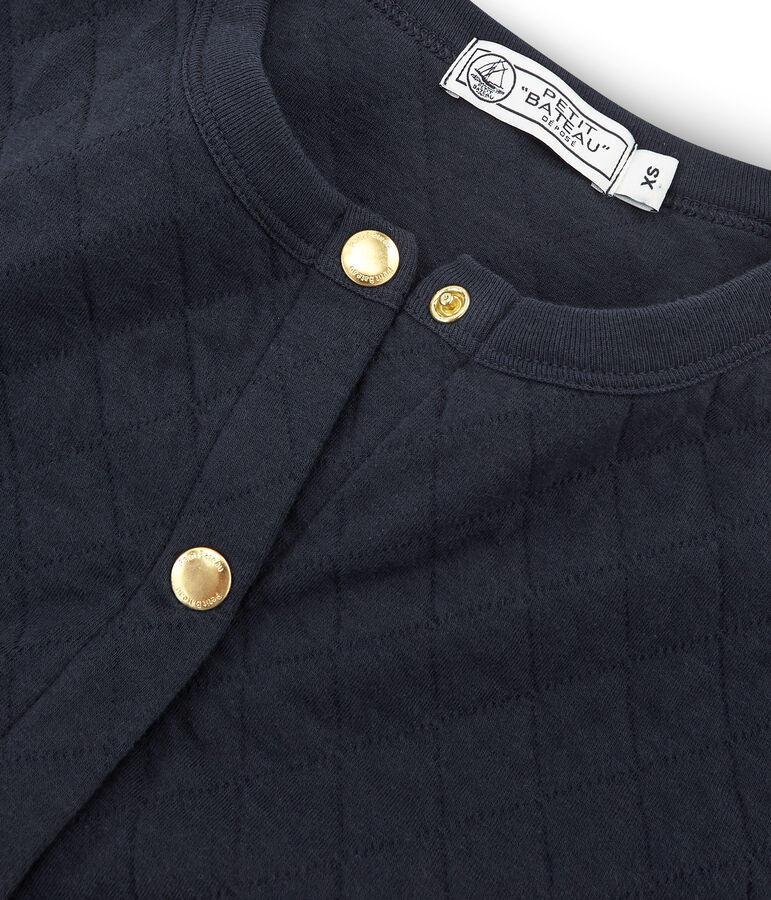 Women's Tube Knit Cardigan SMOKING blue