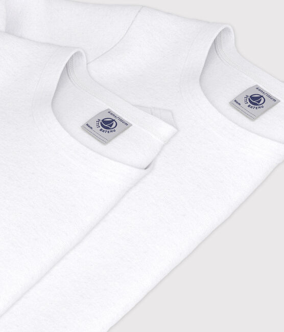 Boys' White Long-Sleeved T-Shirt - 2-Pack variante 1