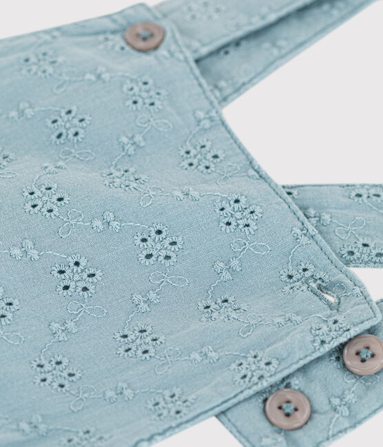 Babies' English embroidery Dungaree Shorts MIMI green