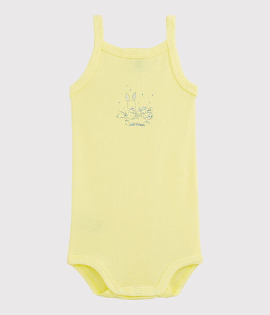 Baby Girls' Strappy Bodysuit CITRUS yellow