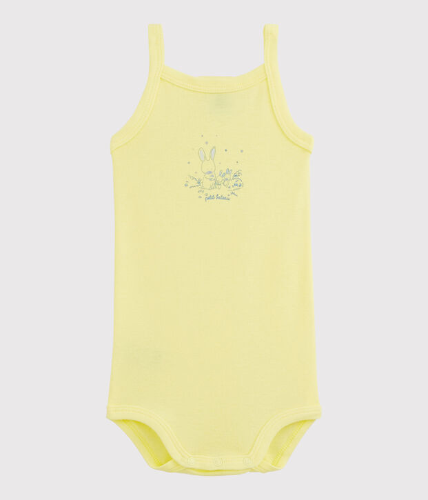 Baby Girls' Strappy Bodysuit yellow