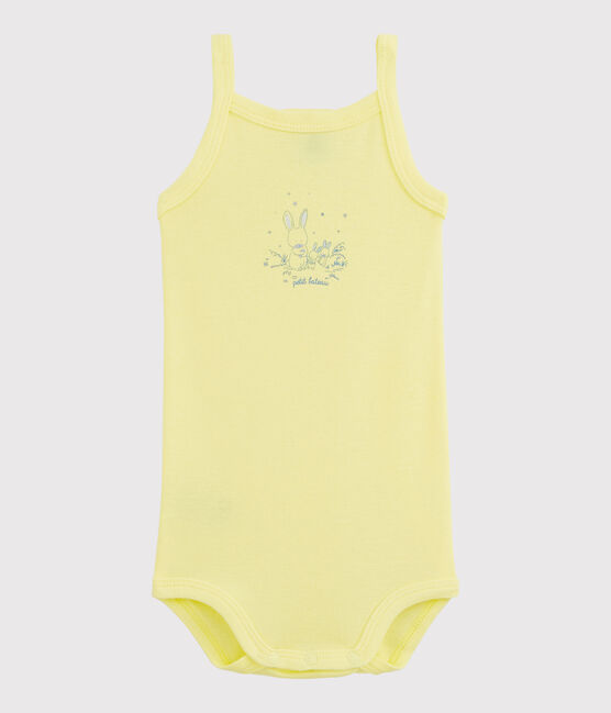 Baby Girls' Strappy Bodysuit CITRUS yellow